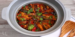 Rețetă de post ratatouille la Slow Cooker 6.0L Digital DuraCeramic Sauté Crock-Pot by Laura Laurențiu
