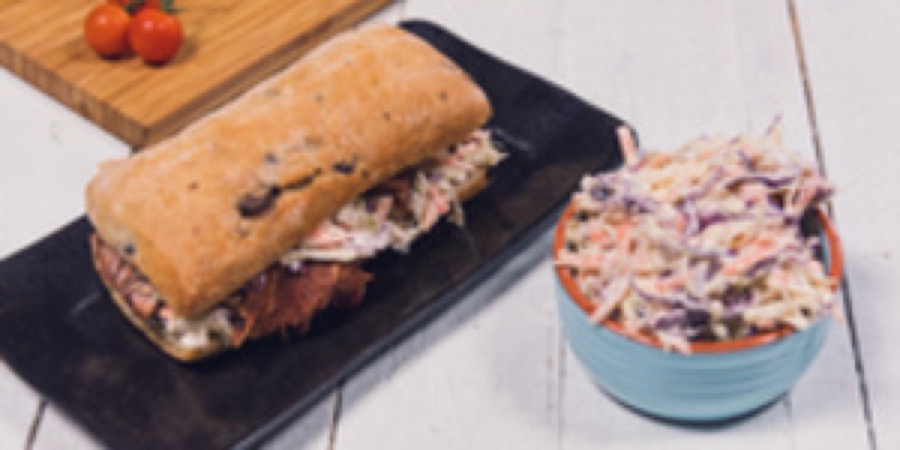 Rețetă ciabatta cu fâșii de porc din categoria Carne