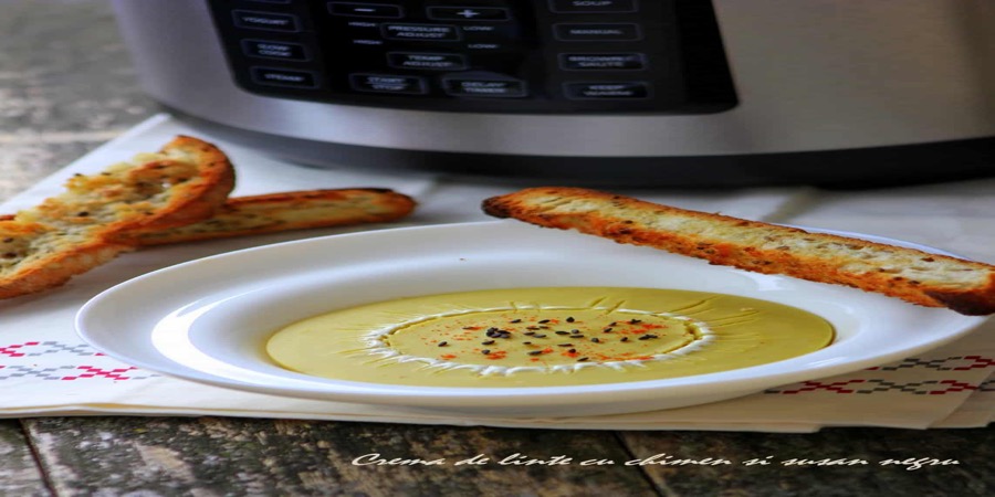Reteta - Crema de linte cu chimen si susan negru by Lauras Sweets