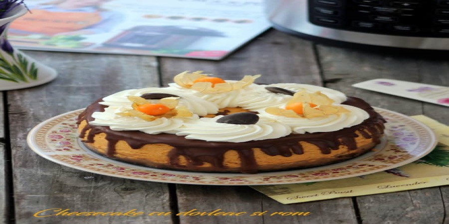 Reteta Cheesecake cu dovleac si rom by Lauras Sweets