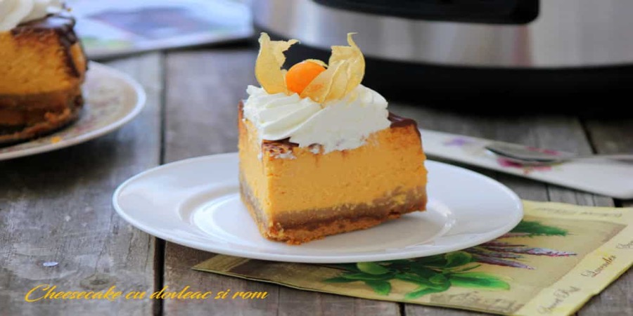 Reteta Cheesecake cu dovleac si rom by Lauras Sweets