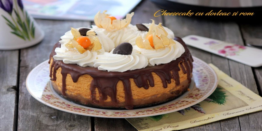 Reteta Cheesecake cu dovleac si rom by Lauras Sweets