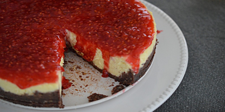Reteta cheesecake cu zmeură la Multicooker-ul Crock Pot Express cu gătire sub presiune by Rețete Papa Bun
