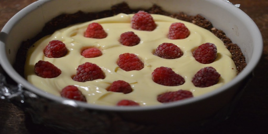 Reteta cheesecake cu zmeură la Multicooker-ul Crock Pot Express cu gătire sub presiune by Rețete Papa Bun