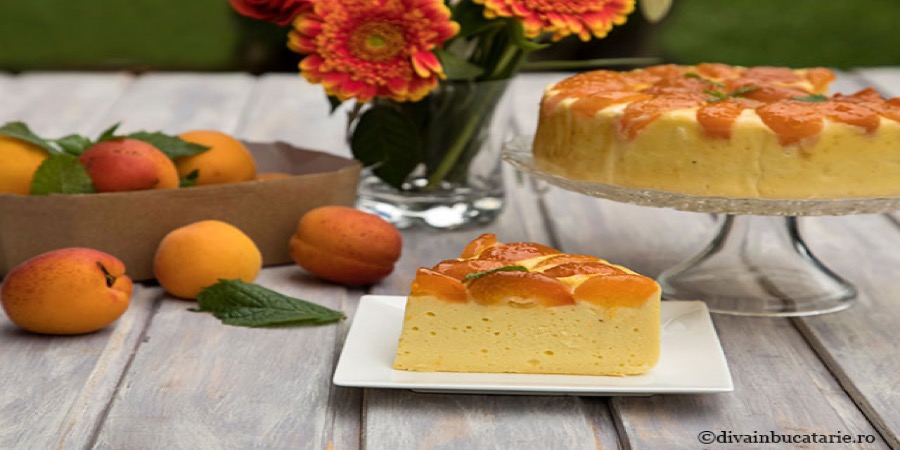 Cheesecake cu ricotta și caise la Multicooker-ul Crock-Pot Express cu gătire ...