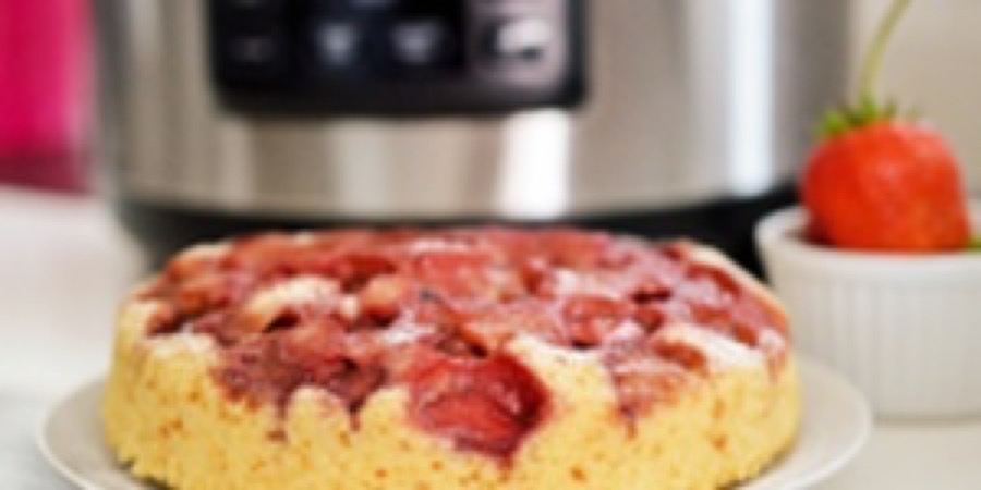 Cobbler cu capsuni la Multicooker Crock-Pot Express cu gatire sub presiune di...