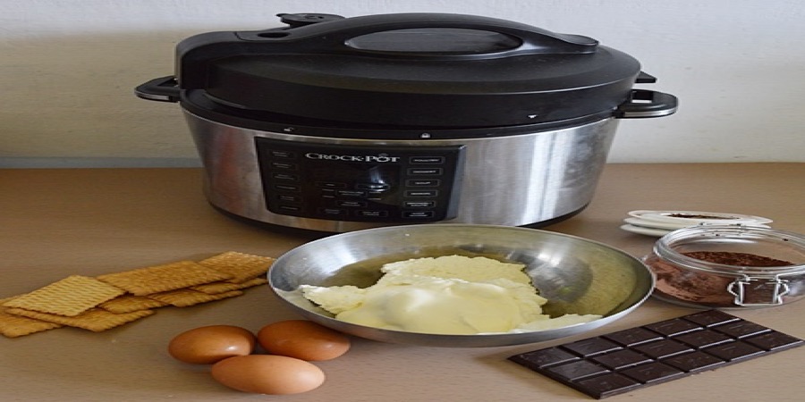 Reteta cheesecake de ciocolata la Multicooker Crock-Pot Express cu gatire sub presiune by Carte de Retete