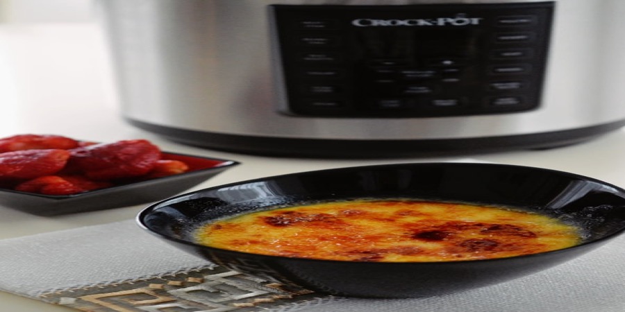 Reteta creme brulee cu scortisoara si nucsoara la Multicookerul Crock Pot express cu gatire sub presiune by Retete Papa Bun