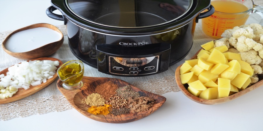 Reteta supa crema de conopida la Slow Cooker Crock Pot 4.7L Digital by Teos Kitchen