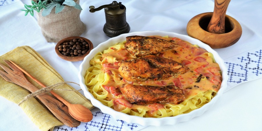 Rețetă piept de pui cremos la Slow Cooker Crock-pot 4.7L Digital by Teos Kitchen