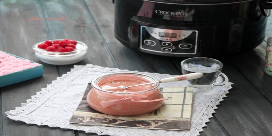 Reteta serbet de zmeura pregatit la Slow Cooker Crock-Pot 4.7L Digital by Lauras Sweets