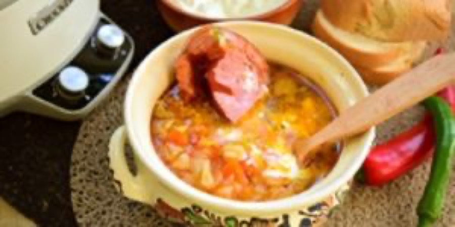 Reteta Ciorbă ardelenească de varză cu ciolan afumat la Slow Cooker Crock-Pot...