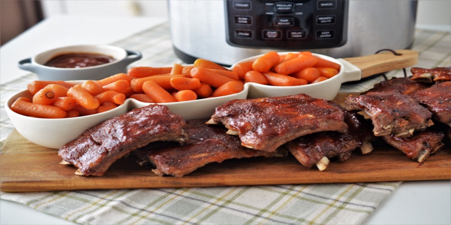 Rețetă costițe de porc în bere la Multicooker Crock-pot Express cu gătire sub presiune by Teos Kitchen