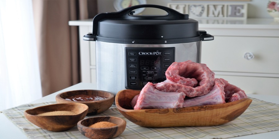 Rețetă costițe de porc în bere la Multicooker Crock-pot Express cu gătire sub presiune by Teos Kitchen