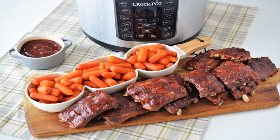 Costite de porc in bere la Multicooker Crock-Pot Express cu gatire sub presiu...