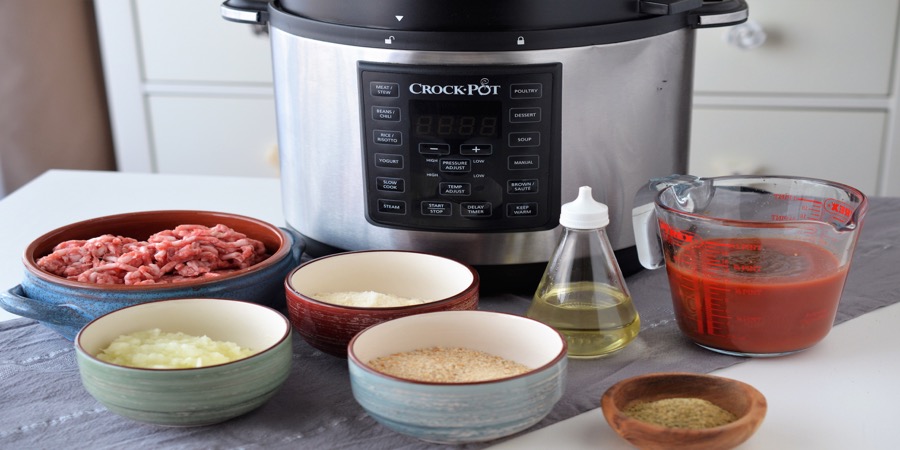 Rețetă Chifteluțe cu piure de cartofi la Multicooker Crock-pot Express cu gătire sub presiune by Teos Kitchen