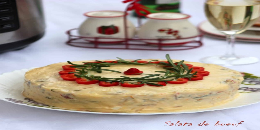 Reteta salata de boeuf gatita la Multicooker Crock-Pot Express cu gatire sub presiune by Lauras Sweets