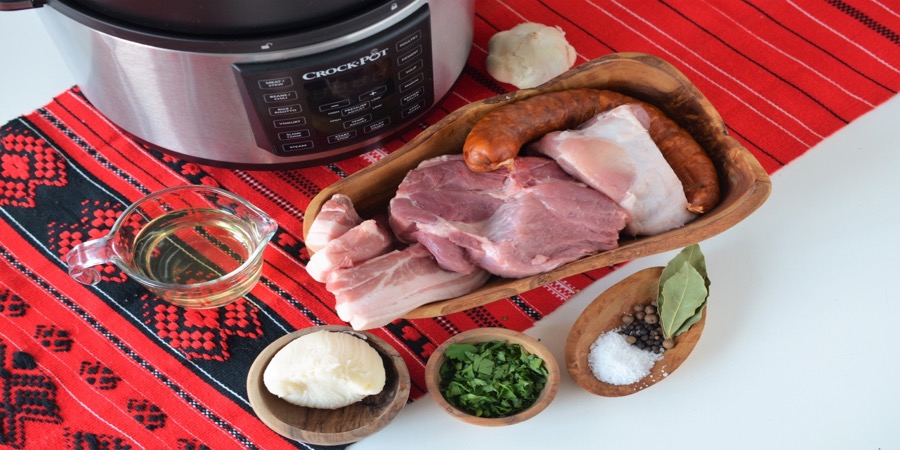 Rețetă friptură Pomana Porcului la Multicooker Crock-Pot Express cu gătire sub presiune by Teos Kitchen