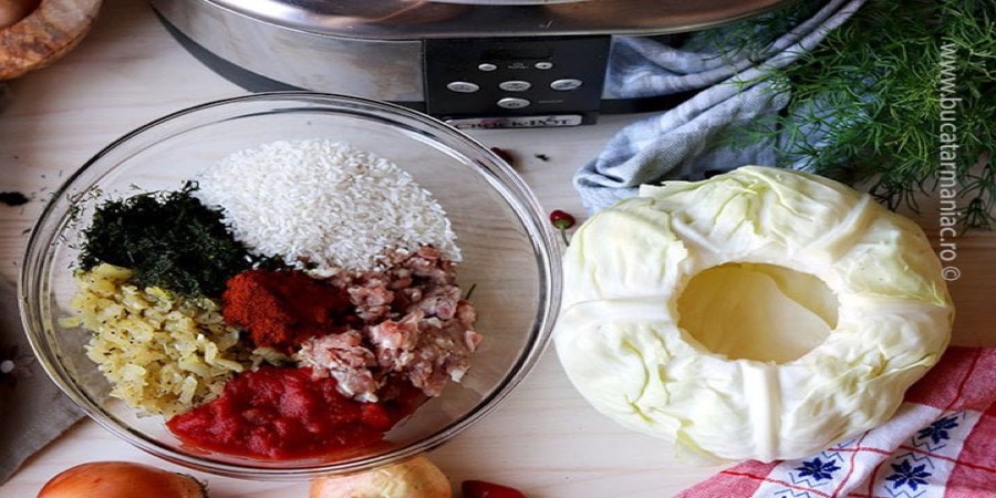 Rețetă varză umplută la Slow Cooker Crock-Pot 5.7L Digital by Bucătar Maniac