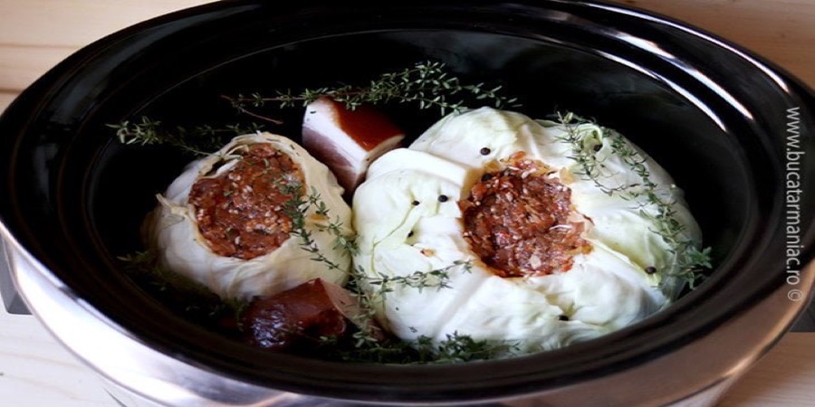 Rețetă varză umplută la Slow Cooker Crock-Pot 5.7L Digital by Bucătar Maniac