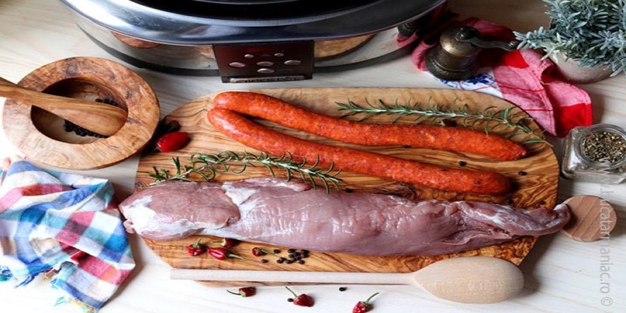 Rețetă mușchi de porc umplut cu cârnați la Slow Cooker Crock-pot 5.7L Digital by Bucătar Maniac