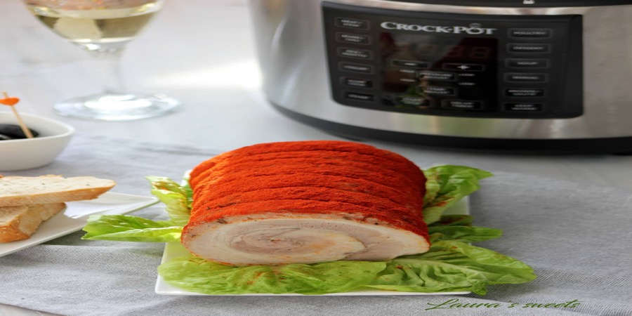 Rețetă ruladă din piept de porc la Multicookerul Crock-pot Express cu gătire sub presiune by Lauras Sweets