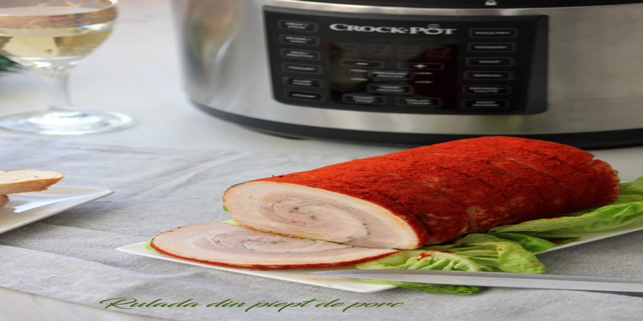 Rețetă ruladă din piept de porc la Multicookerul Crock-pot Express cu gătire sub presiune by Lauras Sweets