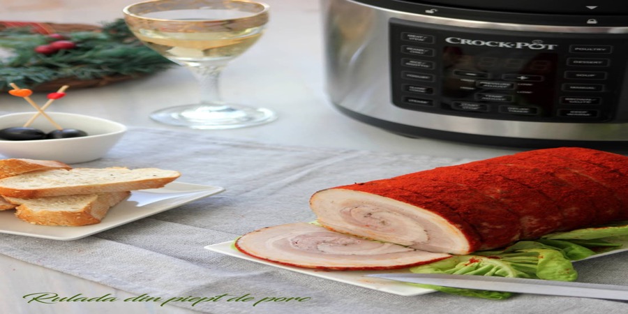 Rețetă ruladă din piept de porc la Multicookerul Crock-pot Express cu gătire sub presiune by Lauras Sweets