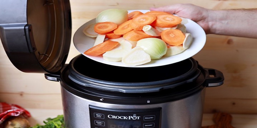 Rețetă rasol de vițel cu legume și sos de mărar la Express Multicooker de la Crock-Pot by Bucătar Maniac