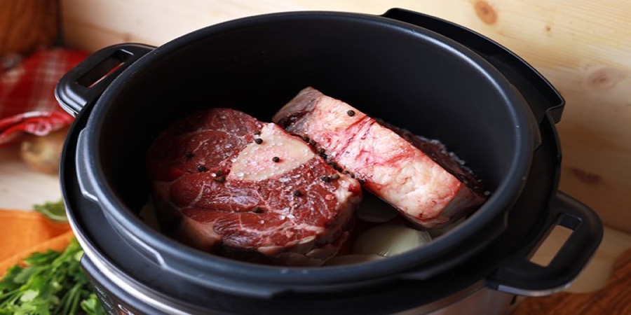 Rețetă rasol de vițel cu legume și sos de mărar la Express Multicooker de la Crock-Pot by Bucătar Maniac