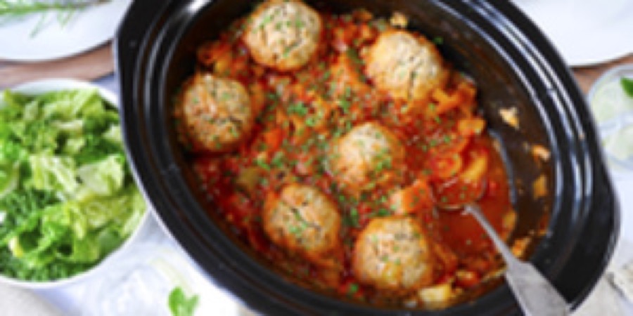 Chifteluțe de legume cu rozmarin la Slow Cooker 5.6L Digital TimeSelect Crock...