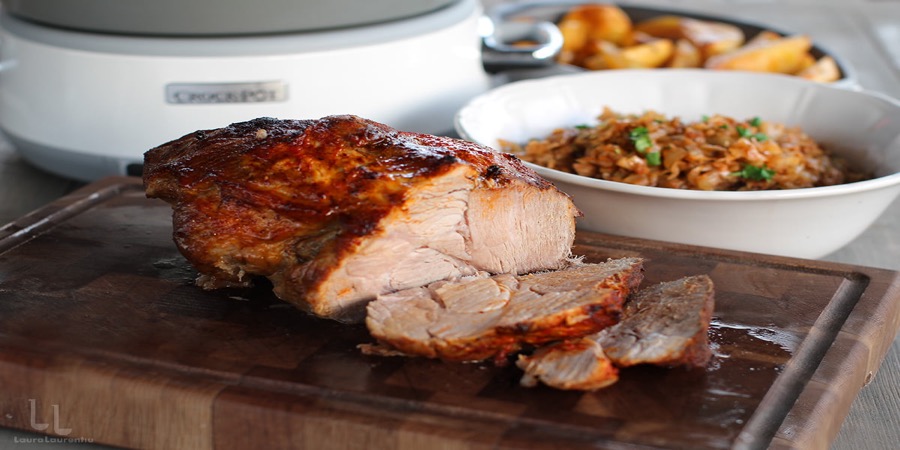 Rețetă ceafă de porc cu moare de varză, gătită Slow Cooker 6.0L Digital DuraC...