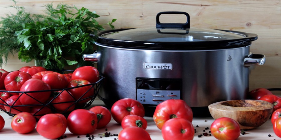 Rețetă bulion de roșii fiert încet la Slow cooker 7.5L Digital Crock-Pot by B...