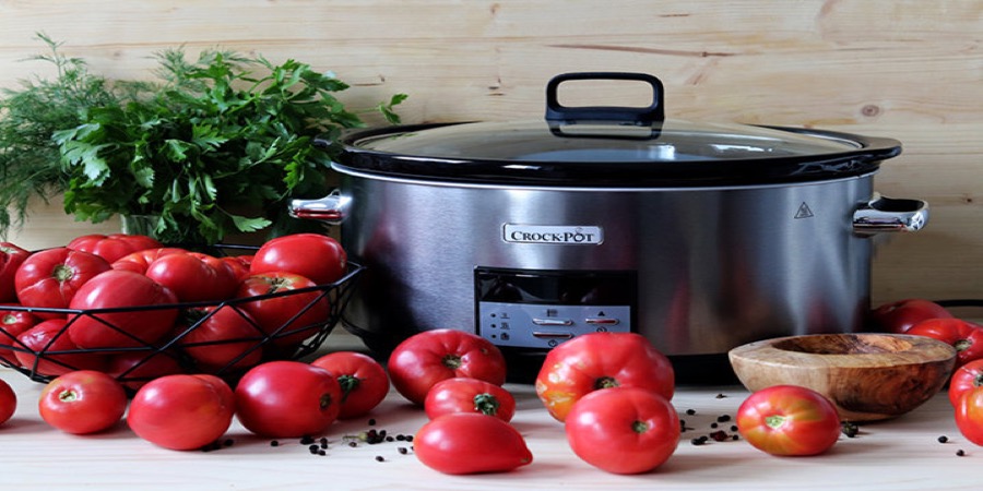 Rețetă bulion de roșii fiert încet la Slow cooker 7.5L Digital Crock-Pot by Bucătar Maniac