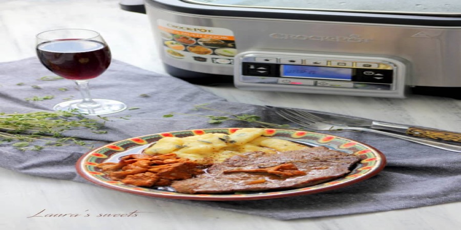 Rețetă friptură de vită cu gălbiori și gnocchi de casă la Multicooker 5in1 Digital 5.6L Crock-Pot by Lauras Sweets