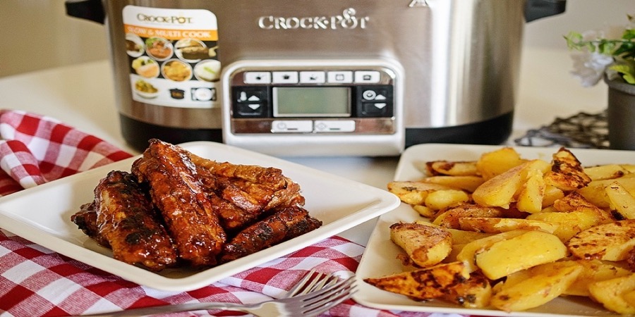 Rețetă coaste de porc cu cartofi la Multicooker 5in1 Digital 5.6L Crock-Pot b...