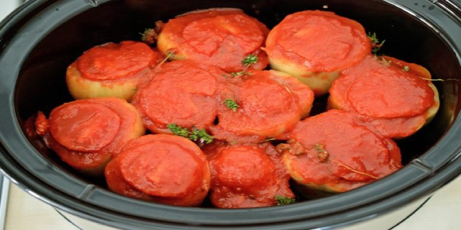 Rețetă ardei umpluți cu carne la Slow Cooker 7.5 L Digital Crock-Pot by Dulciuri fel de fel
