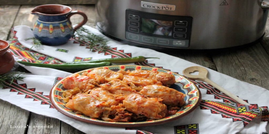Rețetă sarmale cu varză și afumătură la Slow Cooker 5.6L Digital TimeSelect Crock-Pot by Lauras Sweets