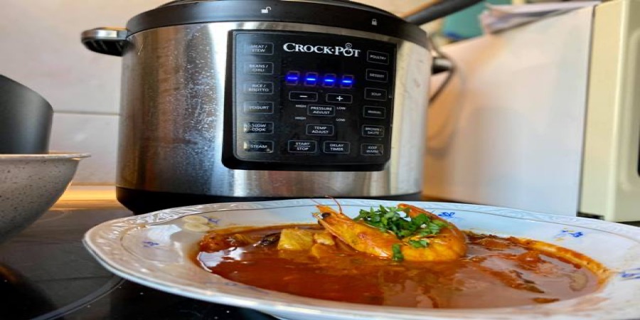 Rețetă Supă de pește și fructe de mare la Multicooker Crock-Pot Express by ȘiBlondeleGândesc.ro