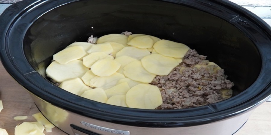 Rețetă musaca de cartofi la Slow Cooker Crock-Pot 7.5L Digital by Carte de Rețete