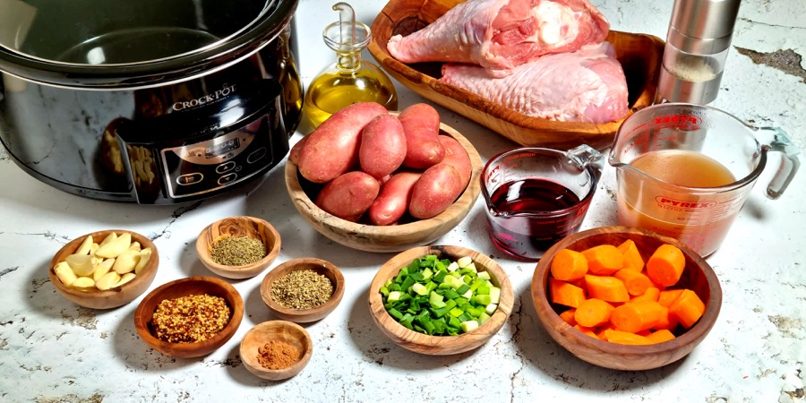 Rețetă friptură curcan gătită lent cu oțet balsamic la Slow Cooker 4.7L Digit...