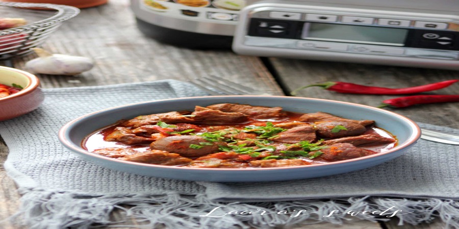 Rețetă papricaș de vițel cu ciuperci la Multicooker 5in1 Digital 5.6L Crock-P...