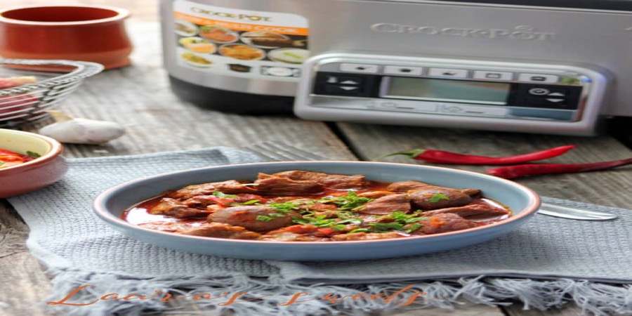 Rețetă papricaș de vițel cu ciuperci la Multicooker 5in1 Digital 5.6L Crock-pot by Lauras Sweets