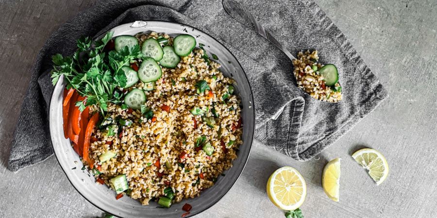 Rețetă salată fresh de bulgur la Crockpot Turbo Express by Daniel Breda
