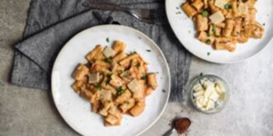 Rețetă paste cu gin (pasta alla gin) la Crockpot Turbo Express by Daniel Breda