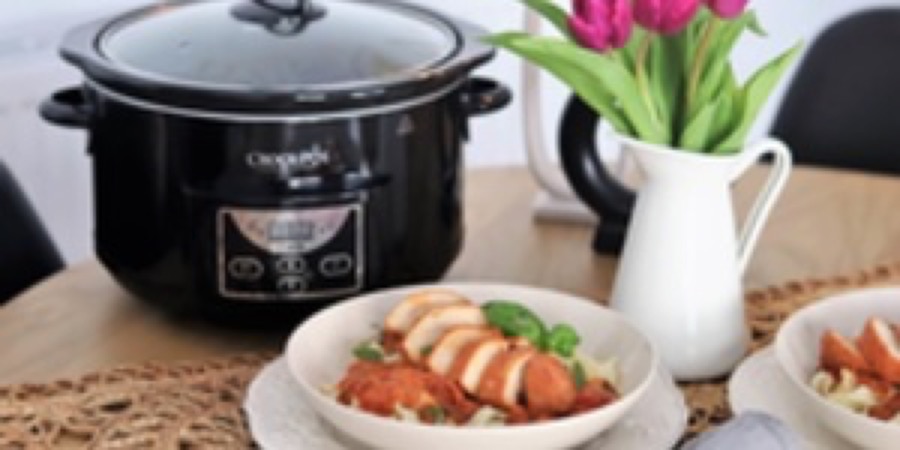 Rețetă pui cu suc de roșii la Slow Cooker 4.7L Digital Crock-pot by Teo's Kit...