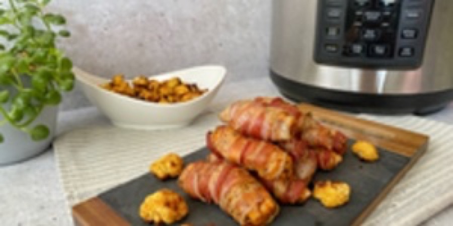 Rulouri din piept de pui învelite în bacon by Flavia Hirișcău