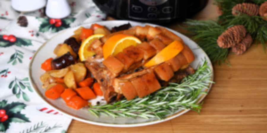 Rețetă friptură de porc gătită lent în bere la Slow Cooker 4.7L Digital Crock...