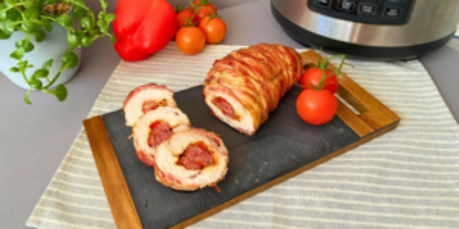 Rețetă ruladă din carne de curcan, umplută cu cașcaval și cârnați la Express ...